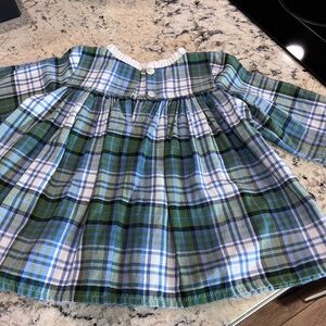 Hannah Blue and Green Plaid top